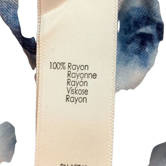 pj Salvage Womens Blue Batik Tye Dye Romper - Picture 9 of 12